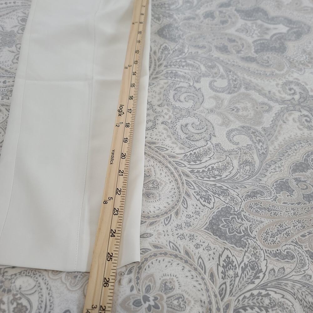 Polished chic career look Ann Taylor trousers ivory Size 2 Career boardroom - Picture 6 of 8